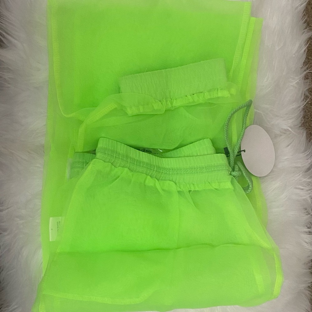 Jogger Mesh Lime Green